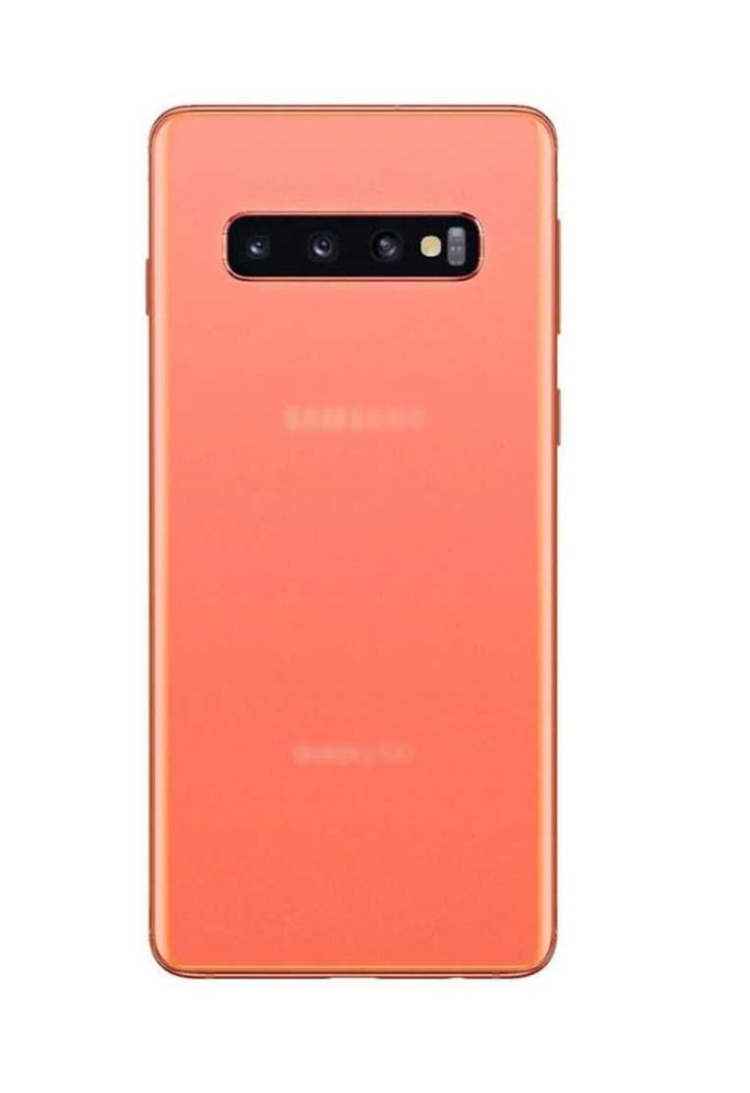Задняя крышка для Samsung G975F Galaxy S10 Plus розовая, со стеклом камеры 24429 фото