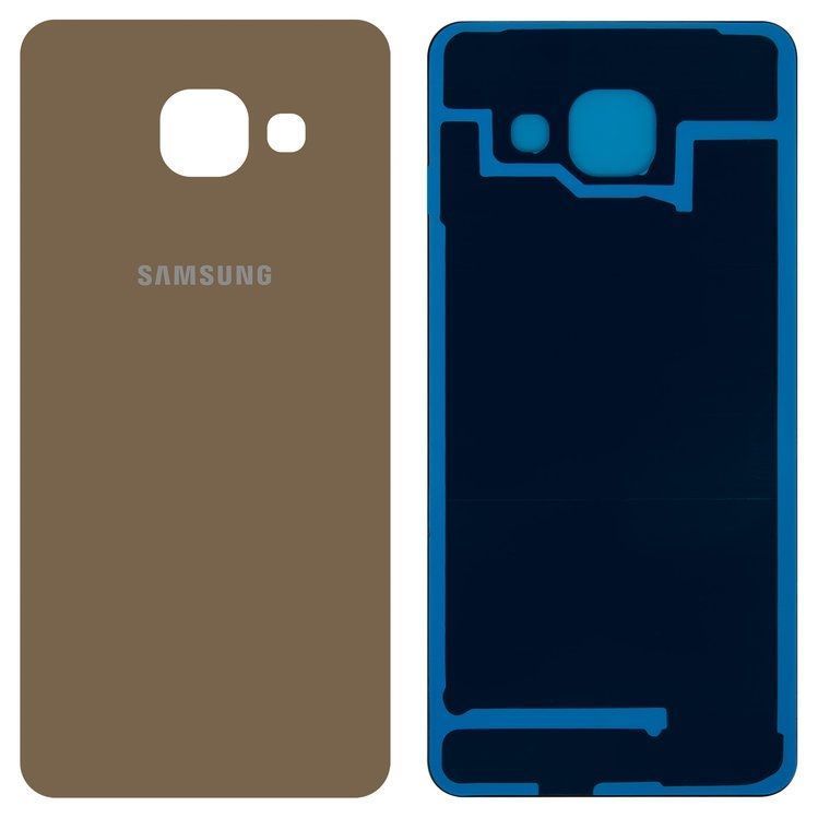 Задняя крышка для Samsung A310 Galaxy A3 (2016), A310F, A310M, A310N золотая 05624 фото