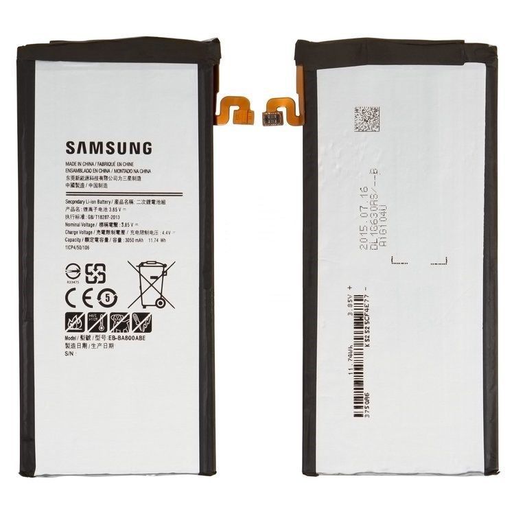Аккумулятор Samsung EB-BA800ABE для Samsung Galaxy A8 Dual A800F 3050mAh 05392 фото