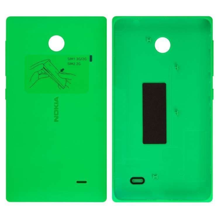 Задняя кришка для Nokia X Dual Sim (RM-980) зеленая Оригинал Китай 08674 фото