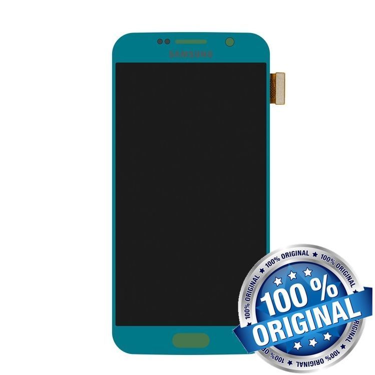 Дисплей для Samsung G920 Galaxy S6 блакитний (GH97-17260D) Оригінал 02681 фото