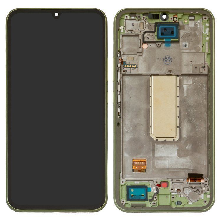 Дисплей для Samsung A346B Galaxy A34 с рамкой зеленый Оригинал (GH82-31201C) 32624 фото