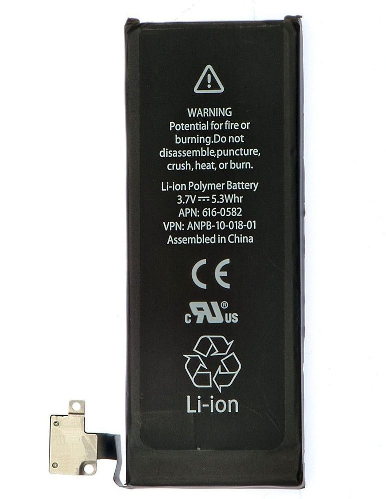 Аккумулятор Apple iPhone 4S (1430mAh) Оригинал Китай 04815 фото