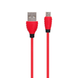 Кабель Hoco X27 (1,2 метра) MicroUSB красный 20203 фото 2