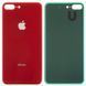 Задняя крышка для Apple iPhone 8 Plus красная, в комплекте стекло камеры, Оригинал Китай 24355 фото