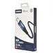Кабель Jellico A1 LED microUSB 1m 3A Blue 24118 фото 2