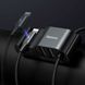Кабель Baseus Special Data for Backseat (USB to Lightning + 2USB) (1.5 метра) (CALHZ-01) черный 20460 фото 3