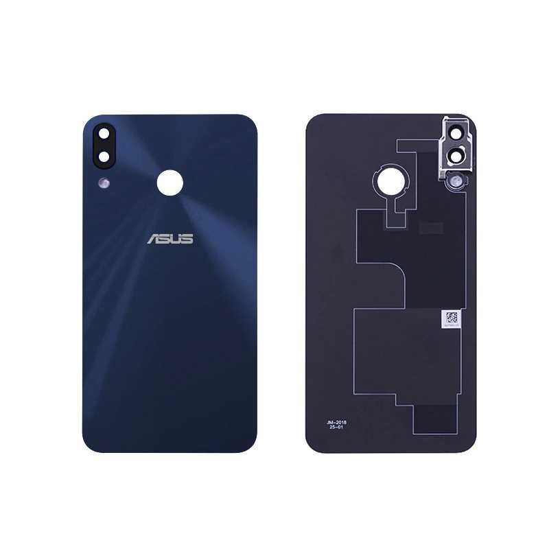 Задняя крышка Asus ZenFone 5 ZE620KL синяя, Midnight Blue, со стеклом камеры, Оригинал Китай 22059 фото
