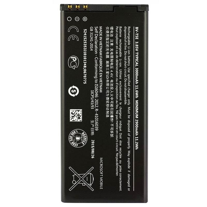 Аккумулятор Microsoft (Nokia) BV-T5E для Lumia 950 RM-1118, 3000 mAh 09586 фото