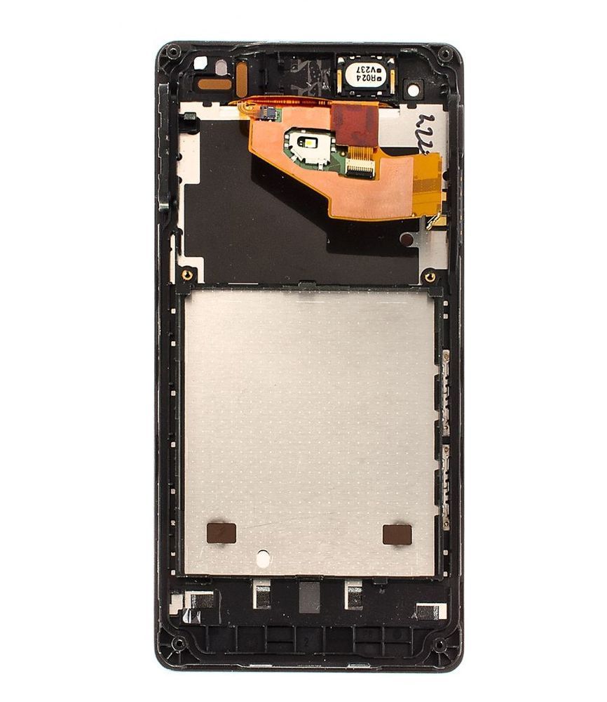 Дисплей Sony LT25i Xperia V и рамкой черный 01073 фото