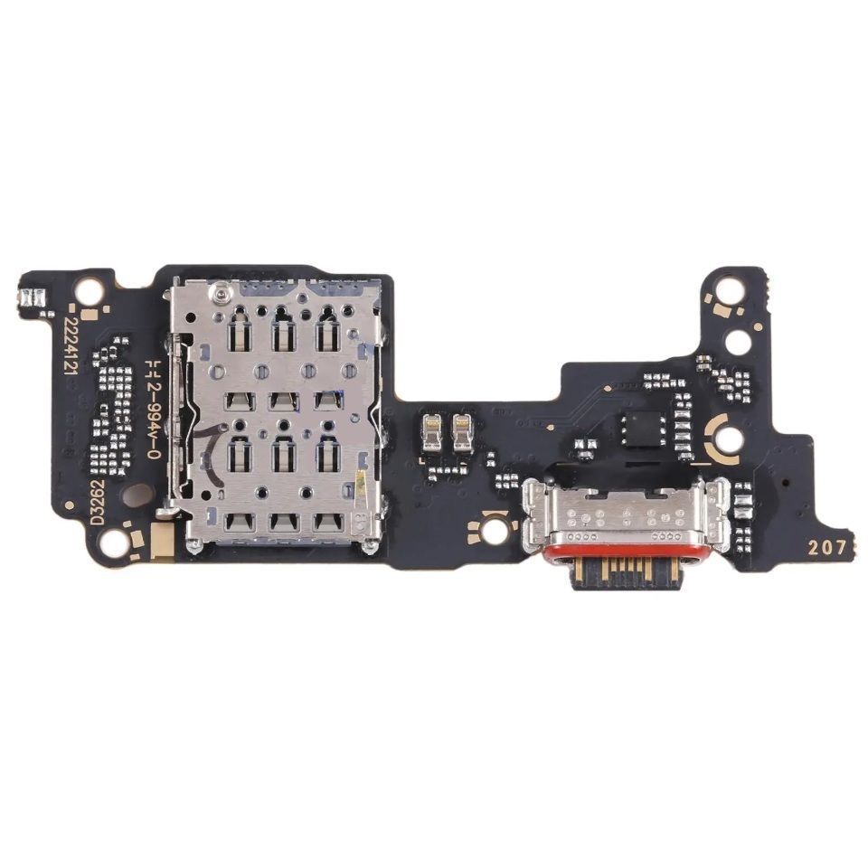 Нижняя плата для Xiaomi 12T 22071212AG, Xiaomi 12T Pro 22081212UG, 22081212G с разьемами зарядки и Sim-карты, с микрофоном Оригинал Китай 30431 фото