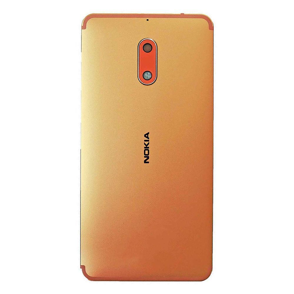Задняя кришка для Nokia 6 Dual Sim TA-1021 бронзовая, Copper, Оригинал Китай с стеклом камеры 14598 фото