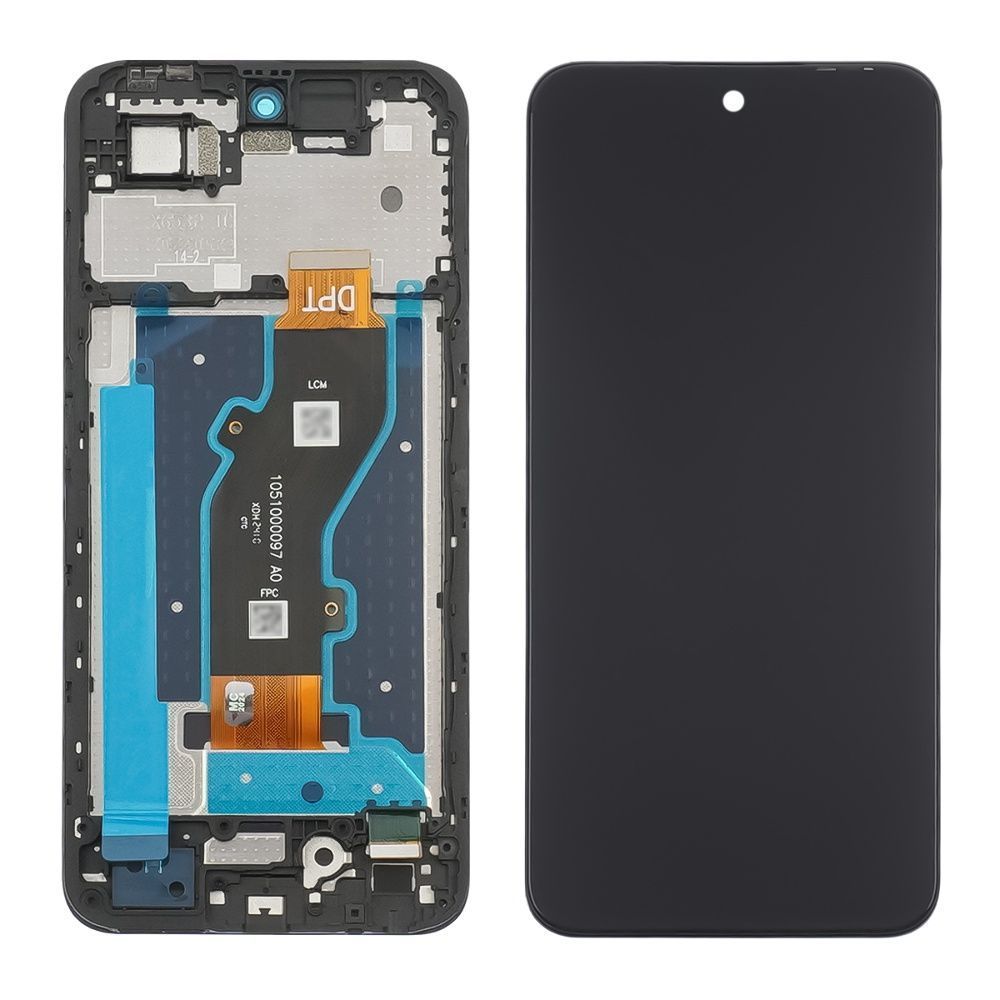 Дисплей для Infinix Smart 9 X6532 с рамкой черный 30926 фото