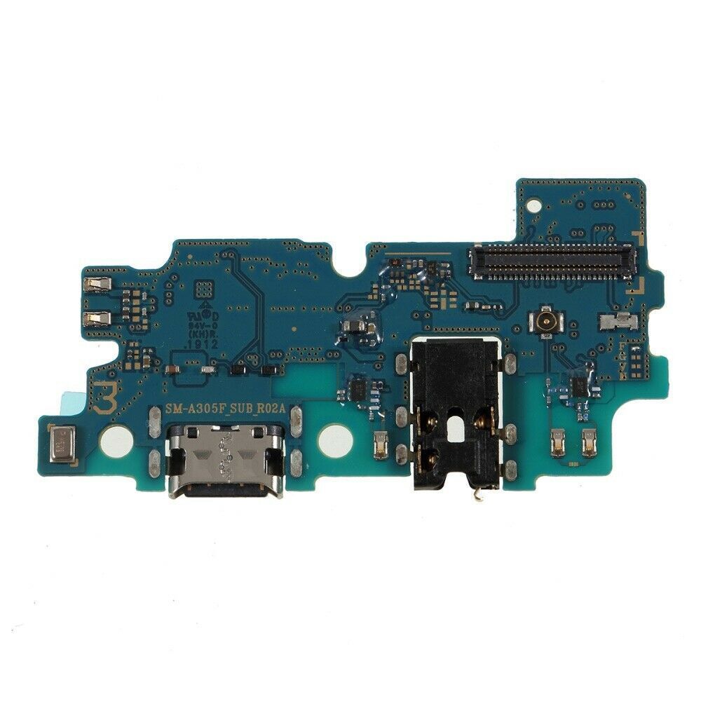 Нижняя плата для Samsung A305 Galaxy A30 2019 с разьемом зарядки, разьемом наушников, микрофоном, Оригинал Китай 17219 фото