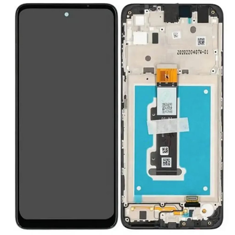 Дисплей для Motorola XT2229 Moto E32s с рамкой черный Оригинал Китай 29913 фото