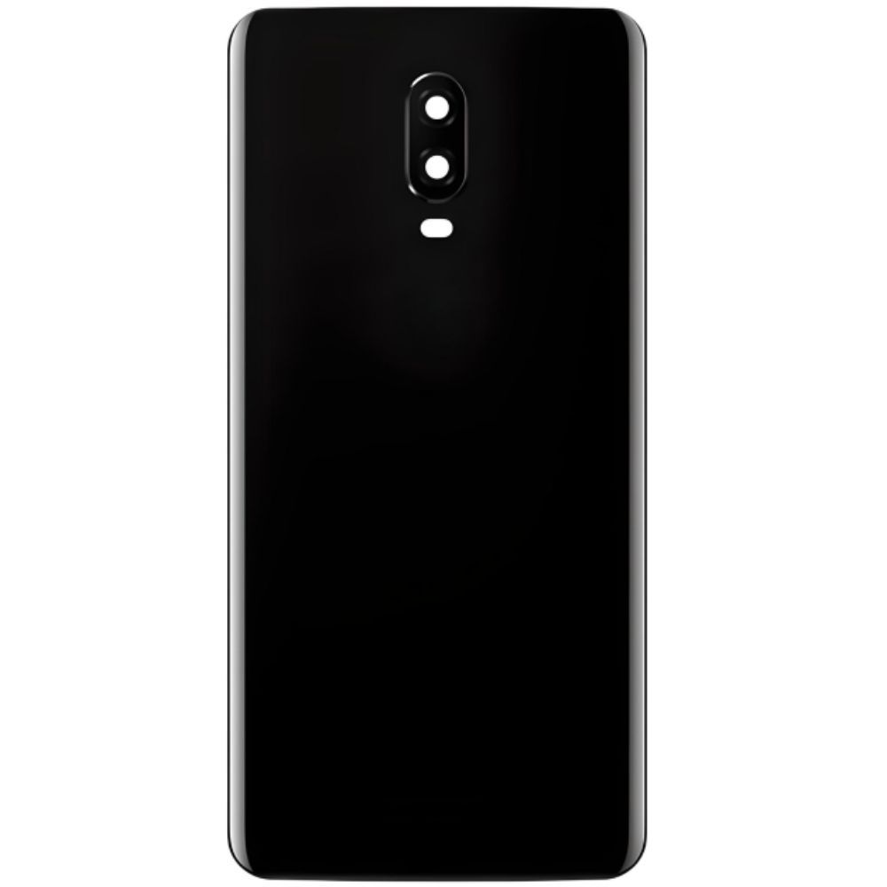 Задняя крышка для OnePlus 6T A6013 черная, Mirror Black, со стеклом камеры Оригинал Китай 33212 фото