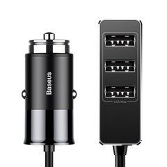 Автомобільний зарядний пристрій Baseus Enjoy Together (4USB 5.5A) (CCTON-01) сірий 17992 фото