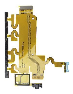 Шлейф для Sony C6902, C6903, C6906, C6943 Xperia Z1 з кнопками вмикання та регулювання гучності, камери та мікрофоном 04665 фото