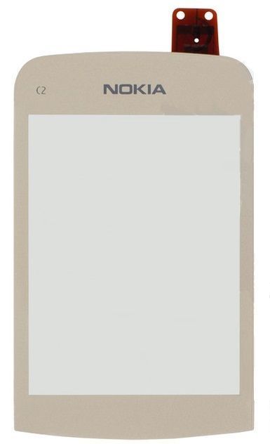 Сенсор (тачскрин) Nokia C2-02, C2-03, C2-06, C2-07, C2-08 золотистый 01584 фото