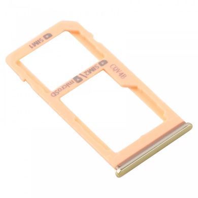 Тримач Sim-карти та карти пам'яті Samsung A606 Galaxy A60 2019, M405 M40 2019 золотистий, Cocktail Orange, на дві Sim-карти 20928 фото