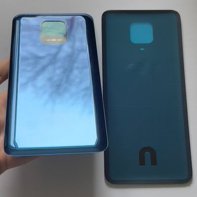Задняя крышка для Xiaomi Redmi Note 9 Pro 64Mp, Redmi Note 9S серая, синяя, Interstellar Gray 21214 фото