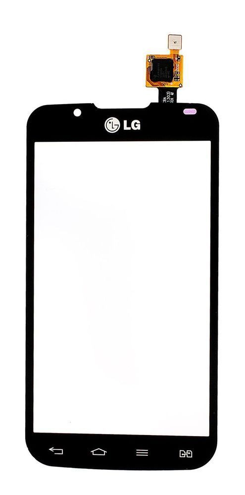 Сенсор (тачскрин) LG P715 Optimus L7 2 Dual черный 02111 фото