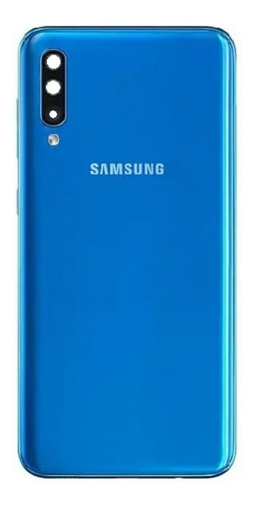 Задняя крышка для Samsung A505 Galaxy A50 2019 синяя, со стеклом камеры, Оригинал Китай 22845 фото
