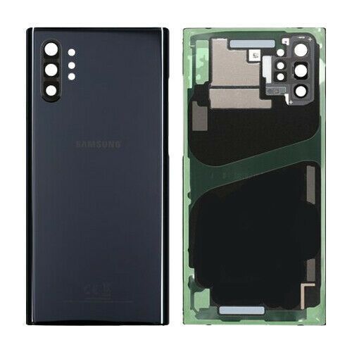 Задняя крышка для Samsung N975F Galaxy Note 10 Plus черная со стеклом камеры 24397 фото