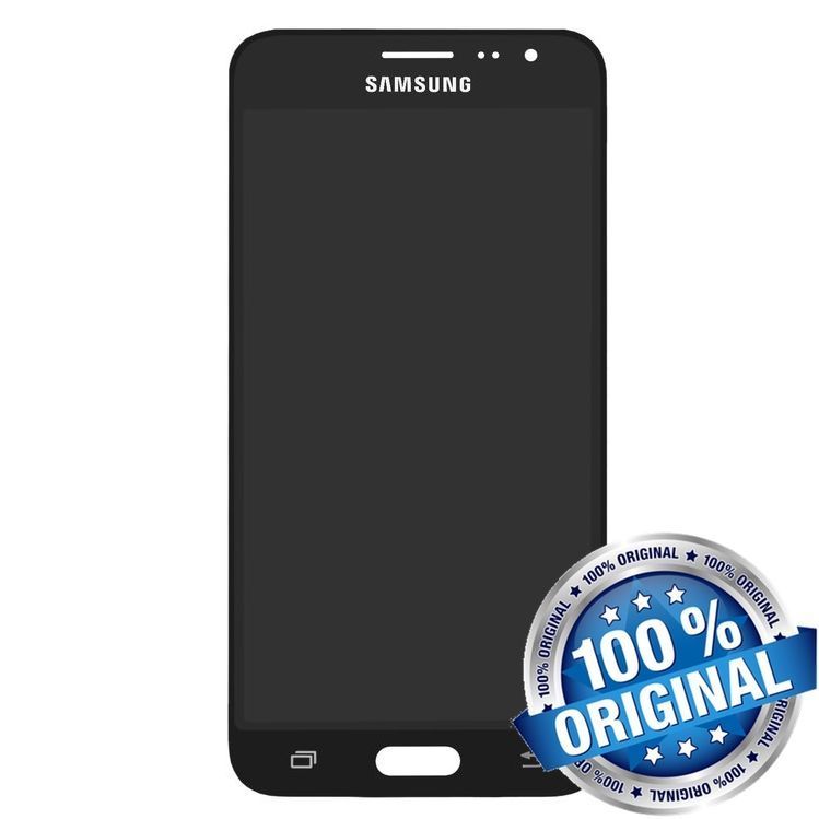 Дисплей для Samsung J320 Galaxy J3 2016 черный (GH97-18414C) Оригинал 07068 фото