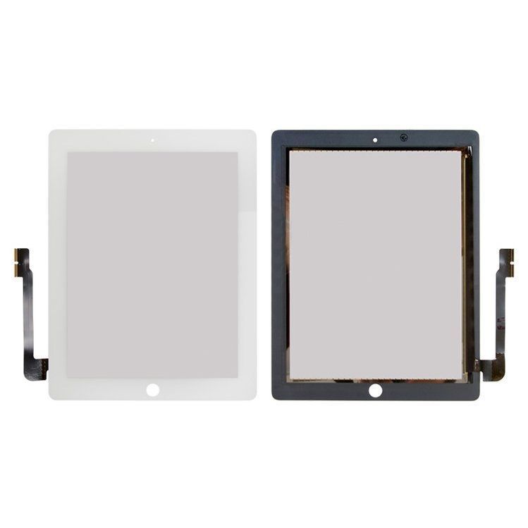 Сенсор (тачскрин) Apple iPad 3 A1403, A1416, A1430, iPad 4 A1458, A1459, A1460 белый копия высокого качества 20834 фото