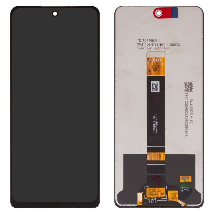 Дисплей для TCL 50 SE T611B черный 32054 фото