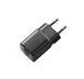 Мережевий зарядний пристрій Joyroom L-QP207 USB+USB-C 20W Black 25177 фото 1