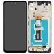 Дисплей для Motorola XT2229 Moto E32s с рамкой черный Оригинал Китай 29913 фото