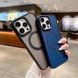 Чохол матовий Magnetic для Apple iPhone 13 Pro синій 27621 фото 2