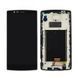 Дисплей для LG H810 G4, H811, H812, H815 з рамкою чорний 22642 фото 1