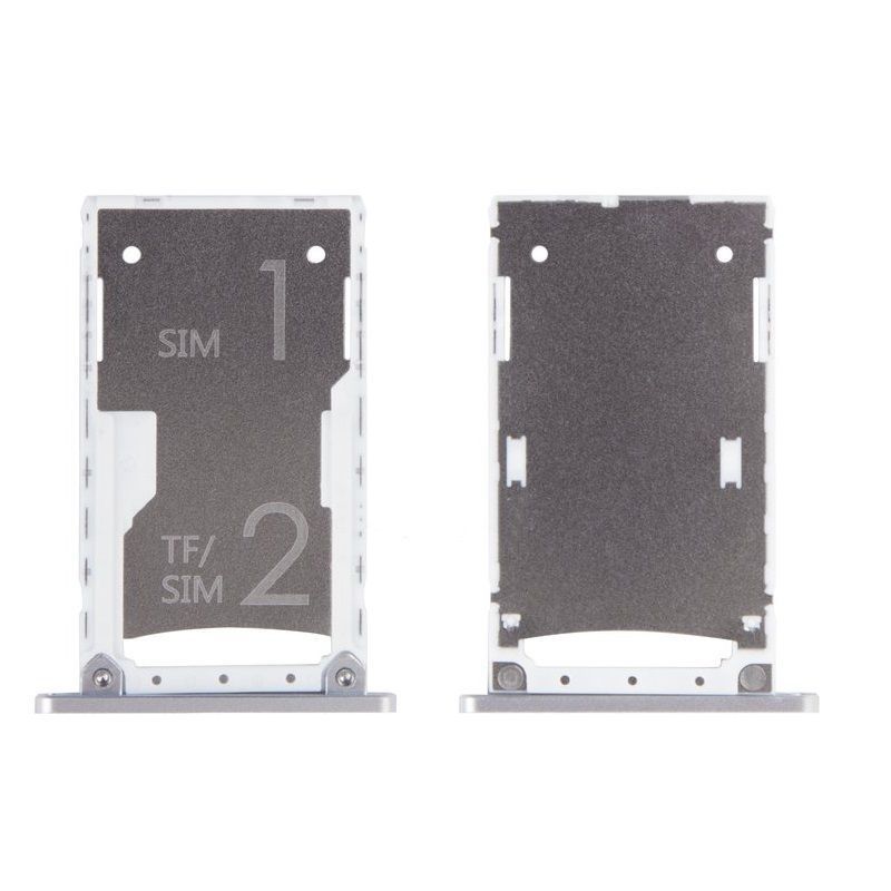 Держатель Sim-карты Xiaomi Mi4s белый, на две Sim-карты 09867 фото