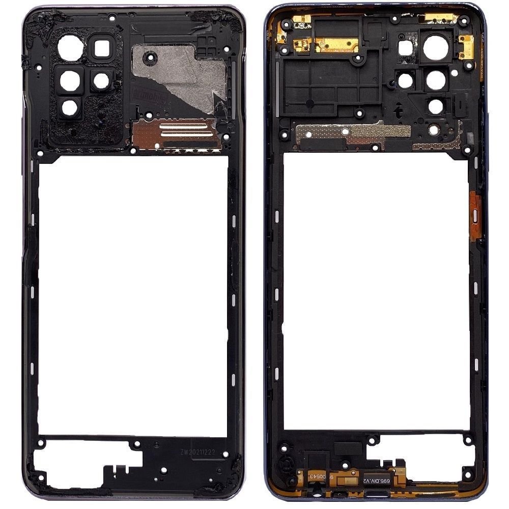 Рамка корпусу Infinix Note 10 Pro X695, X695D фіолетова, Purple, знята 33562 фото