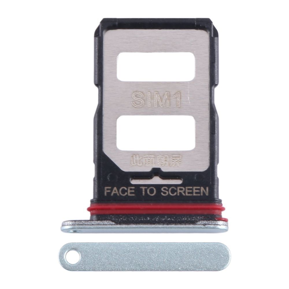 Держатель Sim-карты Xiaomi 13T, Xiaomi 13T Pro зеленый, Meadow Green, на две Sim карты 31707 фото