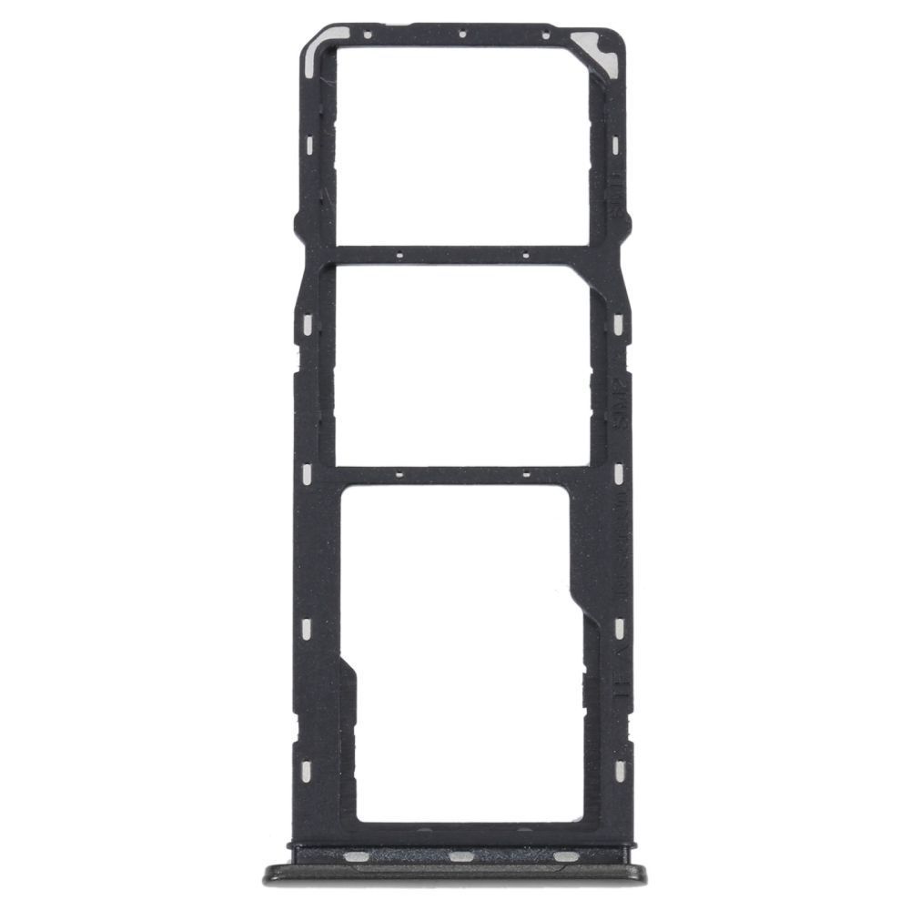 Держатель Sim-карты и карты памяти Samsung A045 Galaxy A04 черный, на две Sim-карты 33310 фото