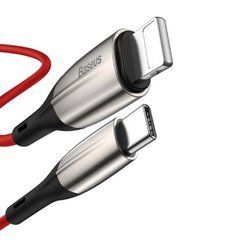 Кабель Baseus Horizontal Type-C to Lightning PD 18W (0.5 метра) (CATLSP-A09) красный 20468 фото