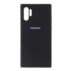 Чехол силиконовый Silicone Case для Samsung N970F Note 10 Black 14420 фото