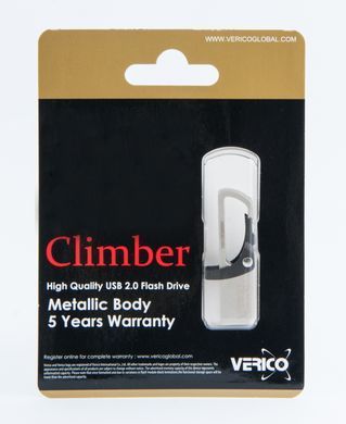 Флеш память Verico USB 16Gb Climber серый 13589 фото