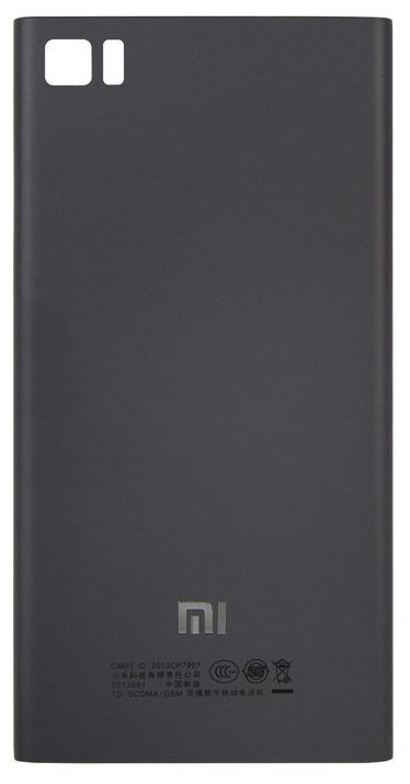 Задняя крышка для Xiaomi Mi3 черная TD-CDMA 03454 фото