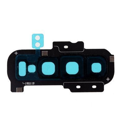 Стекло камеры Samsung G975 Galaxy S10 Plus, с рамкой черного цвета, Prism Black 15807 фото