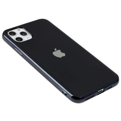 Чехол силиконовый для Apple iPhone 11 Pro Max матовый (TPU) Black 26594 фото