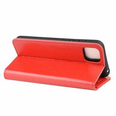 Чехол-книжка Premium Case под кожу Huawei Y5P (2020) красный 18166 фото