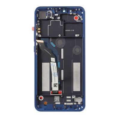 Дисплей для Xiaomi Mi8 Lite (Mi 8 Lite), Mi8X з рамкою синій 15259 фото
