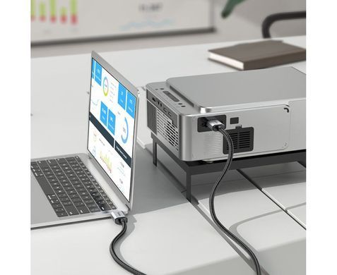 Мультимедийный кабель Hoco US03 4K HDMI 2.0 2m черный 29065 фото