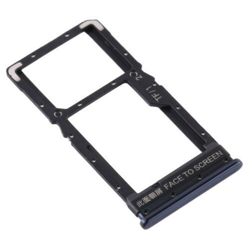 Держатель Sim-карты и карты памяти Xiaomi Poco X3, Poco X3 Pro черный 22748 фото