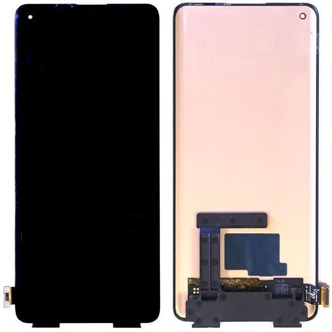 Дисплей для OnePlus 8, Oppo Reno 4 Pro 5G черный OLED Хайкопия 33413 фото